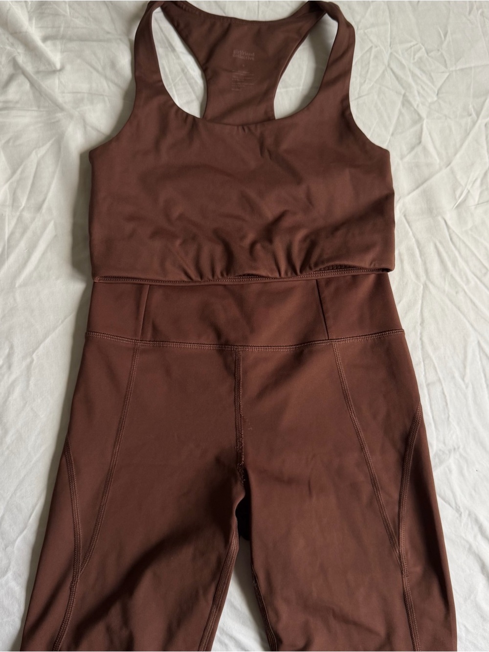 Girlfriend Collective Sports Bra and Biker Shorts Set